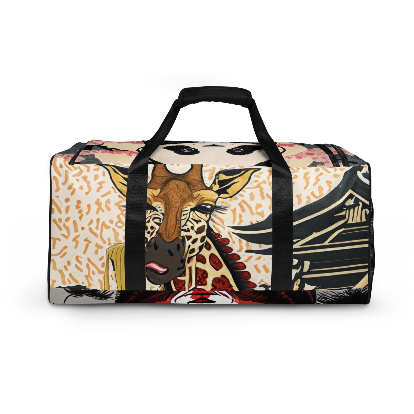 Multi Ukiyo-e (Woodblock Printing Style) Duffle bag