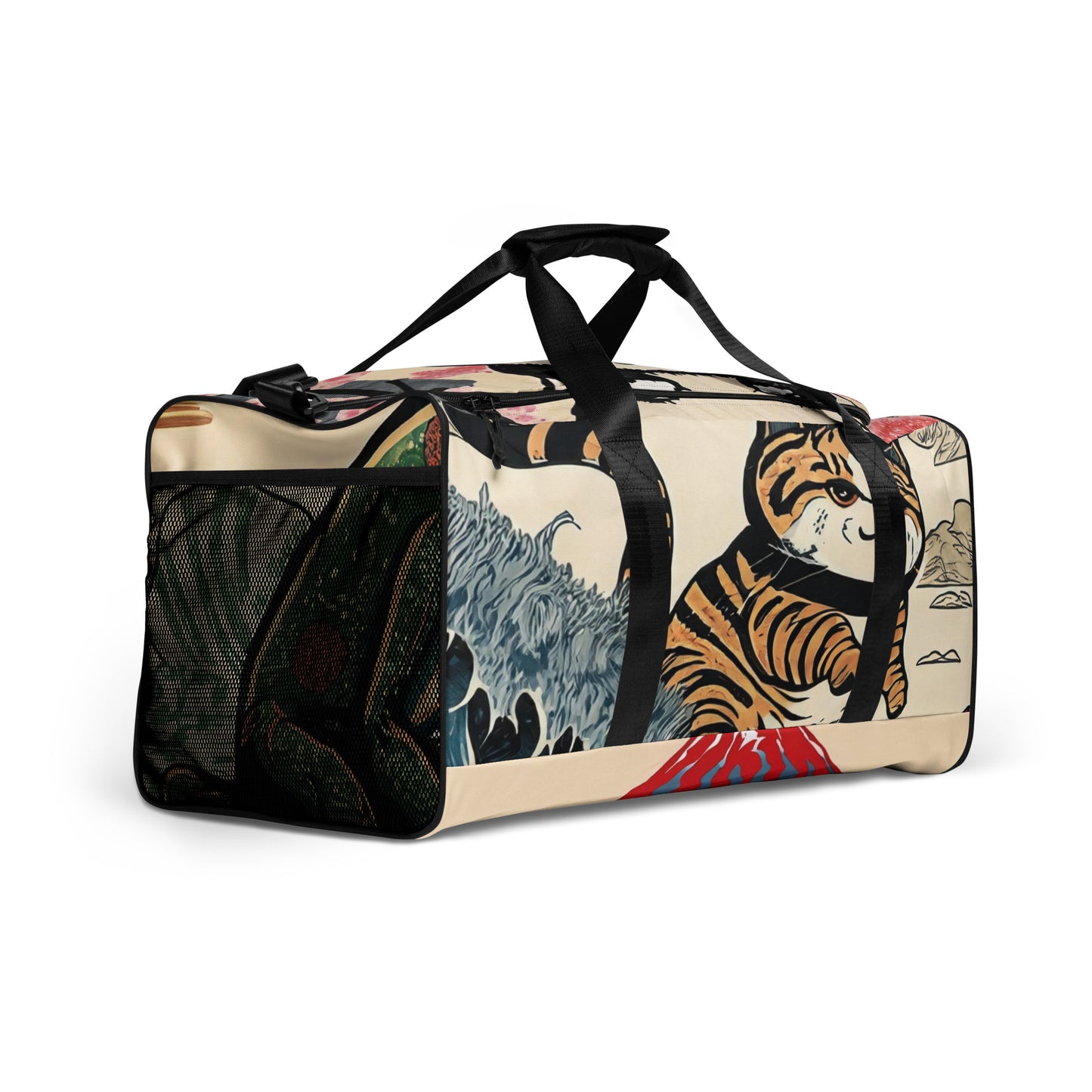 Multi Ukiyo-e (Woodblock Printing Style) Duffle bag