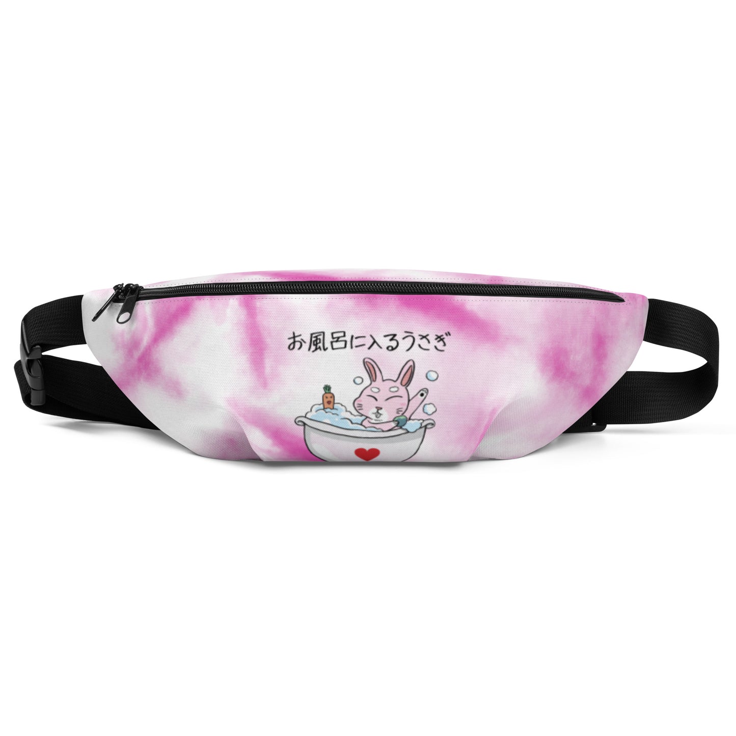 A Bathing Rabbit by tokyozoodesign Fanny Pack